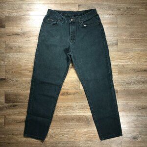 Lee Riders Woman Jeans 34x30 Jade Green Western Rodeo Vintage 90's Denim Mom